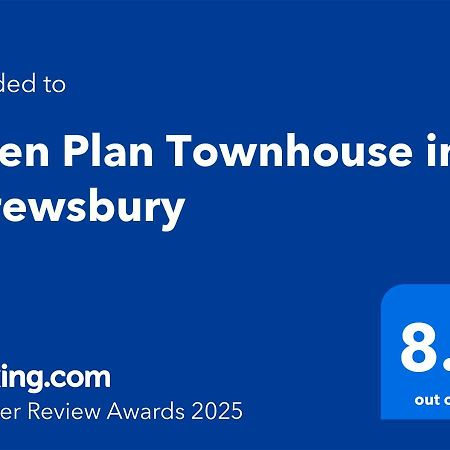 Open Plan Townhouse In Shrewsbury Villa Ngoại thất bức ảnh